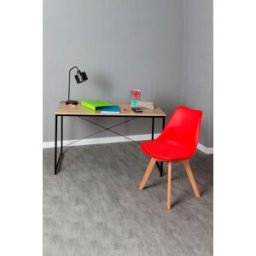 RegalosMiguel Conjunto Escritorio Dek y Silla Synk Basic - Rojo