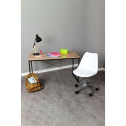 RegalosMiguel Conjunto Escritorio Dek y Silla Neo Asiento Blanco