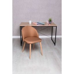 RegalosMiguel Conjunto Escritorio Dek y Silla Vint Tela - Marrón