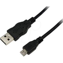LOGILINK CU0060 - Cable USB 2.0, conector macho a a conector macho Micro B, 5 m