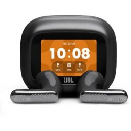 JBL Auriculares True Wireless Live Flex 4, cancelación de ruido, Bluetooth. Negro