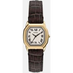 Fossil Reloj de mujer harlow de piel. Marrón