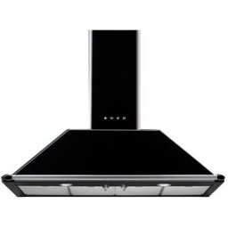 SMEG Campana decorativa 4 velocidades - KT110BLE. Negro