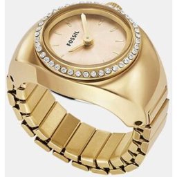 Fossil Anillo reloj de mujer watch ring es5319 de acero. Dorado