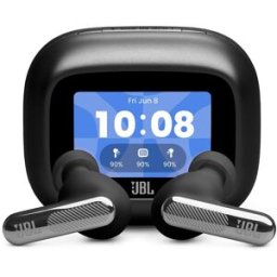 JBL Auriculares True Wireless Live Beam 4, cancelación de ruido, Bluetooth. Negro