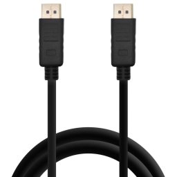 PcCom Essential Cable DisplayPort 1.4 Macho/Macho 8K 2m Negro