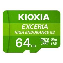 Memoria MicroSD Kioxia Exceria 64GB UHS-I Clase 10 V30 Verde