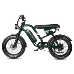 Bicicleta Eléctrica Maxturn Mx10 250W 48V 13.5Ah 20" Frenos Hidráulicos Verde