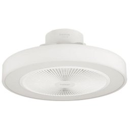Ventilador de Techo con Luz Taurus Fresko Invisible 25W 49cm 6 Velocidades Motor DC Silencioso Mando Temporizador