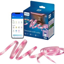 Tira LED inteligente Philips Connected by WiZ 5 m RGB Wi-Fi Bluetooth interior