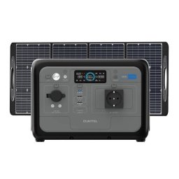 Estación de energía Oukitel P800 512Wh 2 puertos AC y 4 puertos USB Batería LiFePO4 Cargador solar integrado