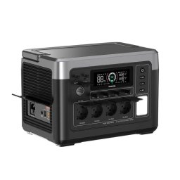 Estación de energía Oukitel P1500 Plus 1536Wh 2 AC, 4 USB Batería LiFePO4 Carga rápida y app