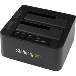 STARTECH.COM ST SDOCK2U33RE - Estación de acoplamiento y copia 2,5"/3,5" SATA HDD/SSD,