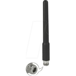 DELOCK 12697 - GSM, antena UMTS, conector hembra N, 2 dBi, 17,8 cm, rígi