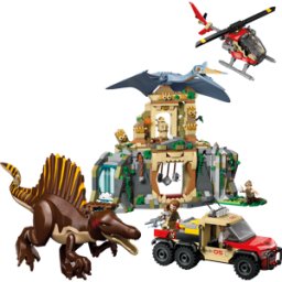 LEGO 76976 - LEGO® Jurassic World - Espinosaurios y Quetzalcoatlus: Despliegu