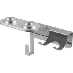 PUREMOUNTS PM-HDY-11 - Soporte de pared para secador de pelo, plateado