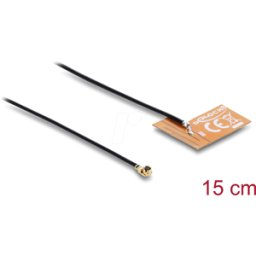 DELOCK 90695 - Antena, WLAN, conector MHF® I, Bluetooth, 0,15 m.