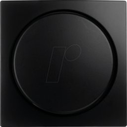 ION INDUSTRIES ION 20302316 - Placa central dimmer botón Serie única E1 negro mate