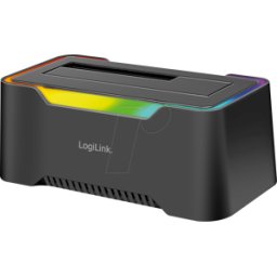 LOGILINK QP0035 - Estación de acoplamiento USB-C 3,2 Gen 1, 1 puerto, SATA HDD/SSD