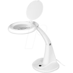 LOGILINK WZ0059 - Lámpara de lupa, LED, lente de cristal auténtico de Ø 100