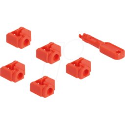 DELOCK 20928 - Juego de bloqueadores de puertos RJ45, zócalo, 10 piezas
