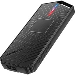 AXAGON AXG EEM2-GAM - Externes M.2 SATA / NVMe SSD Gehäuse, USB 3.1