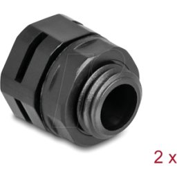 DELOCK 60479 - Tapón de Ventilación M12 negro 2 piezas