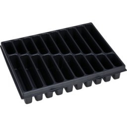 BS SYSTEMS GMBH & CO. KG BOXX 1000010138 - Inserto para piezas pequeñas, 20 cubetas, para i-BOXX 72