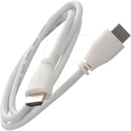 RPI HDMI-HDMI 1 - RASPBERRY PI - HDMI a HDMI, 1m, blanco