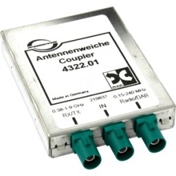 ATTB 4322.01 - Filtro receptor-transmisor de antena, AM, FM, DAB (banda III), T