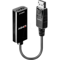 LINDY 41718 - Adaptador DisplayPort, conector DP a conector hembra HDMI