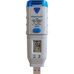 PEAKTECH 5185 - Registradores de datos, temperatura, humedad del aire, -40 ... +