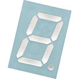 KINGBRIGHT SC 39-11 GN - Pantalla de 7 segmentos, verde, 10,0 mm, según cátodo