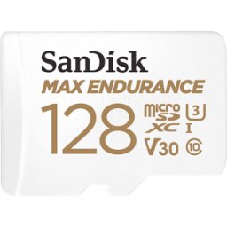 SDSQQVR128GGN6IA - Tarjeta de memoria microSDXC de 128 GB, SanDisk Max Endurance