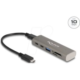 DELOCK 64236 - PortReplicator incluido Lector de tarjetas SD/microSD