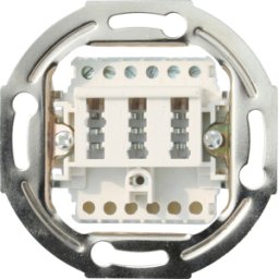SHIVERPEAKS SHVP BS74051-1W - Toma de teléfono, TAE NF/F, blanco, ARRIBA