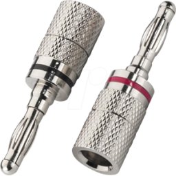 MON BP-104 - MONACOR LS par de enchufe de banana, 4 mm