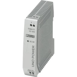PHOENIX-CONTACT UNO 12V 30W - Fuente de alimentación para rieles de perfil de sombrero