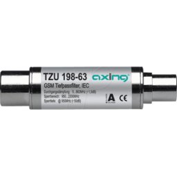 AXING TZU 198-63 - Filtro de paso bajo GSM para receptores DVB-T.