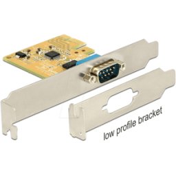 DELOCK 89444 - 1 puerto, serie, tarjeta PCIe