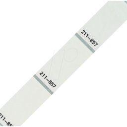 WAGO 211-857 - Etiquetas, para impresora inteligente, 18x44 mm, autolaminadas,