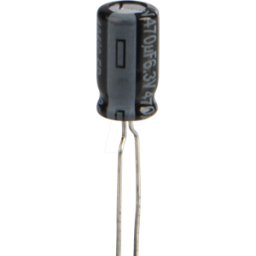 PANASONIC FR-A 470U 6,3B - Elko radial, 470PG, 6,3V, 105°C, ESR baja