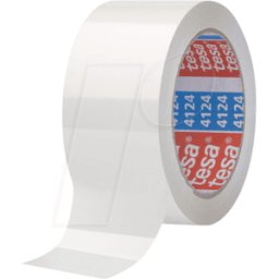 TESA 4124-00051 - Tesapack® Premium, 66 m x 50 mm, blanco