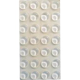 SUPRA EP 12MM - Amortiguador de goma transparente 86 piezas Ø 12mm
