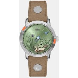 Fossil Reloj de hombre de star wars™ grogu™ neutra en edición limitada. Marrón