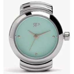 Parfois Reloj de mujer de acero inoxidable de anillo en liso. Plateado