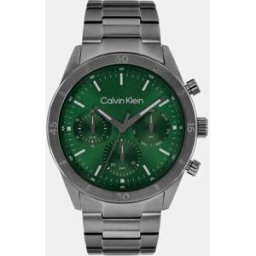 Calvin Reloj de hombre CK Performance 25200561 de acero gris. Verde