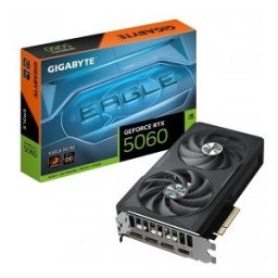 Gigabyte GeForce RTX 5060 EAGLE OC 8G Tarjeta Gráfica - 8GB GDDR7, 128bit, PCI-E 5.0, 2550 MHz Frecu