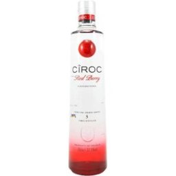 Cîroc Croc Red Berry Vodka - Delicioso sabor a bayas rojas de Francia, 70cl, 37.5% de graduación