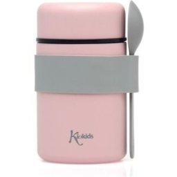 Termo papillero con cuchara KioKids Color Rosa